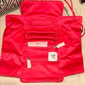 Coach Pink Cosmetic Bag